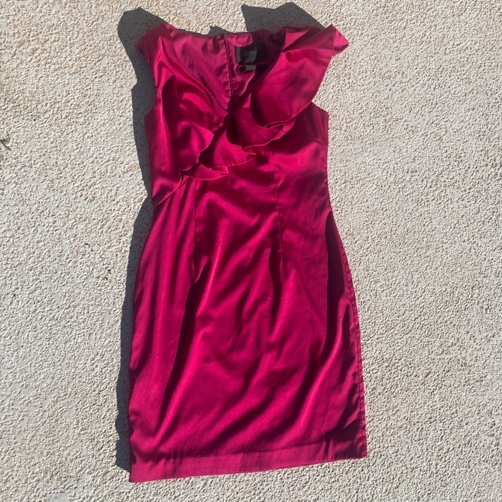 Cena NEW YORK fuchsia sleeveless dress, size 8